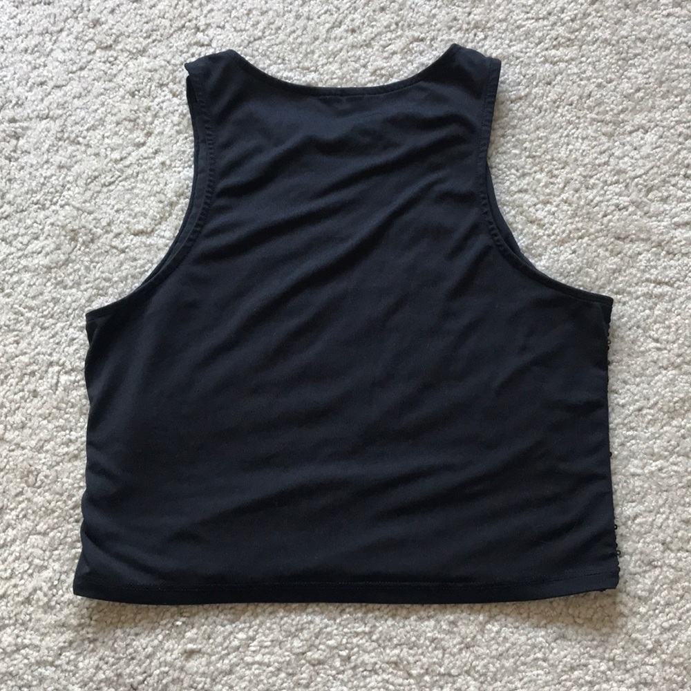 Sequin Black Top - Picture 2 of 4